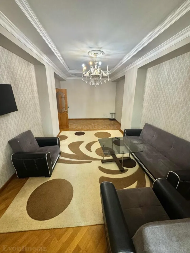Kirayə verilir 3 otaqlı Mənzil Yeni tikili 165 m² Nərimanov r. - şəkil 10