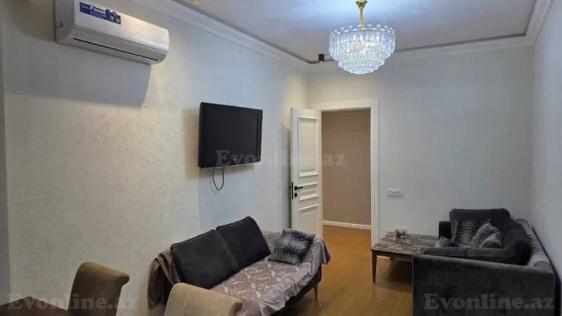 Kirayə verilir 3 otaqlı Mənzil Yeni tikili 100 m² Nəsimi r. - şəkil 2