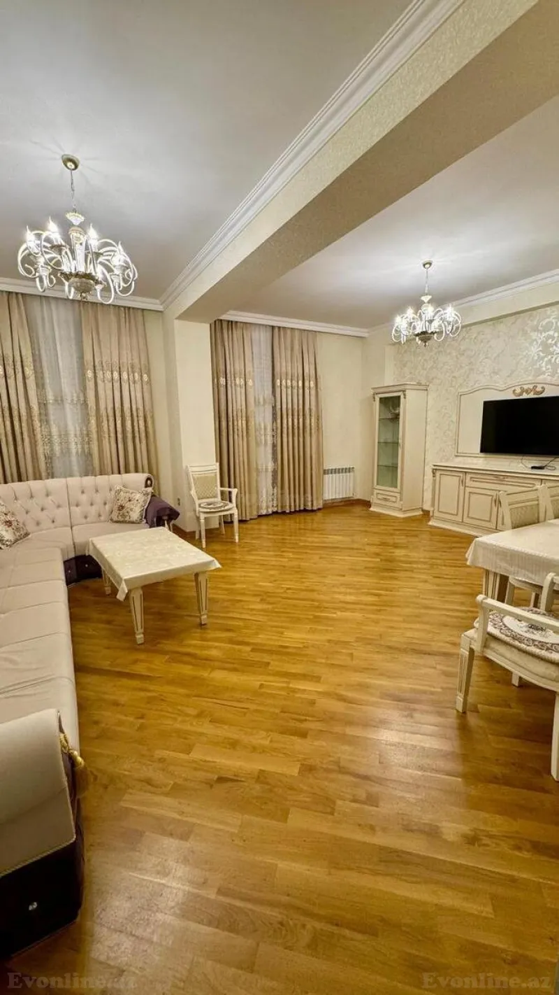 Kirayə verilir 3 otaqlı Mənzil Yeni tikili 134 m² Xətai r. - şəkil 2