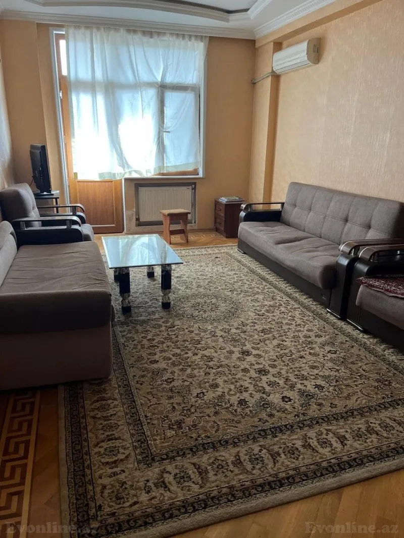 Kirayə verilir 3 otaqlı Mənzil Yeni tikili 115 m² 8 Noyabr m. - şəkil 2