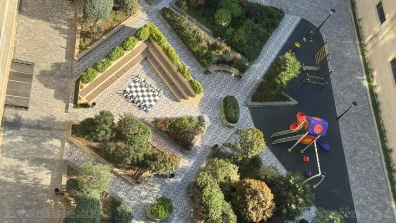 Kirayə verilir 3 otaqlı Mənzil Yeni tikili 80 m² Nəsimi r. - şəkil 18