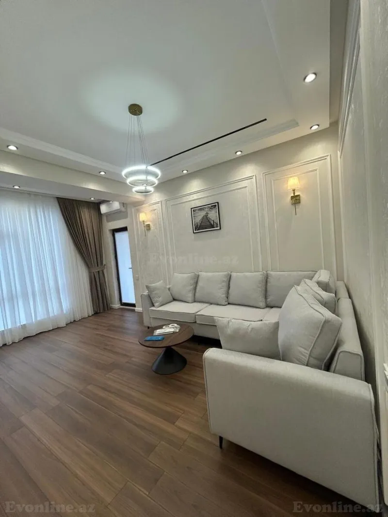Kirayə verilir 3 otaqlı Mənzil Yeni tikili 110 m² Nərimanov r. - şəkil 2