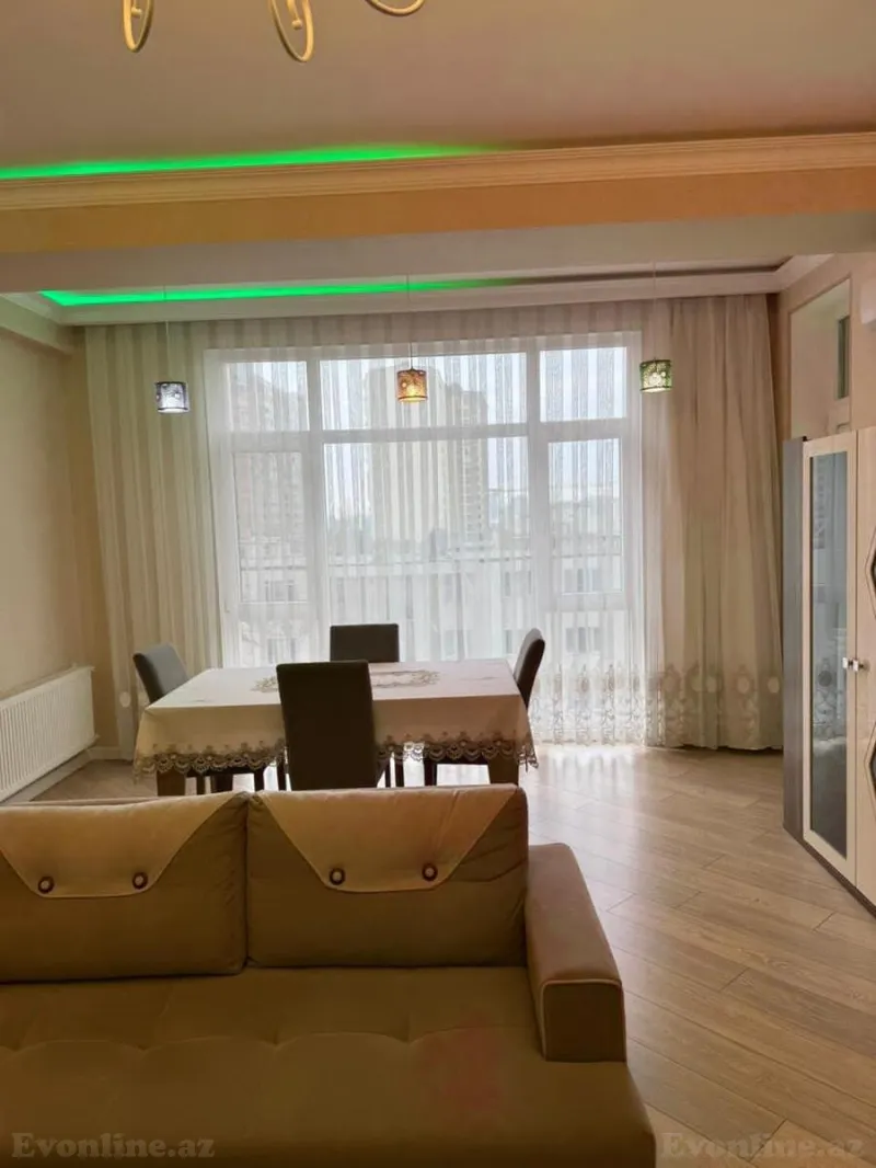 Kirayə verilir 2 otaqlı Mənzil Yeni tikili 100 m² Nərimanov r. - şəkil 4