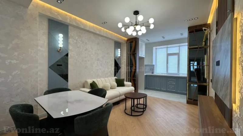 Satılır 2 otaqlı Mənzil Yeni tikili 55 m² Həzi Aslanov m. - şəkil 3