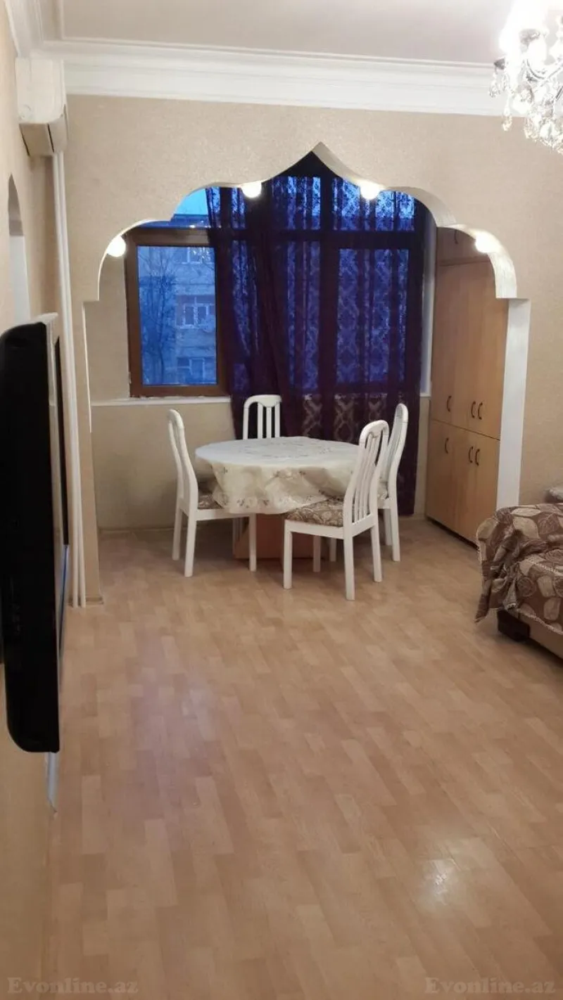 Kirayə verilir 2 otaqlı Mənzil Köhnə tikili 55 m² Nəsimi m. - şəkil 2