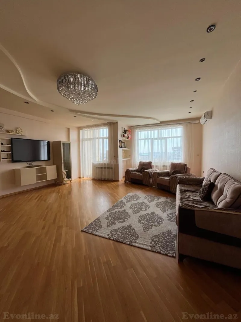 Satılır 3 otaqlı Mənzil Yeni tikili 137 m² Dərnəgül m. - şəkil 2