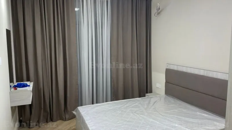 Kirayə verilir 2 otaqlı Mənzil Yeni tikili 55 m² Nərimanov r. - şəkil 3