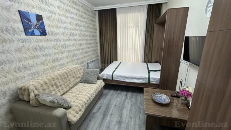 1 otaqlı Mənzil 45 m² Yasamal Kirayə verilir