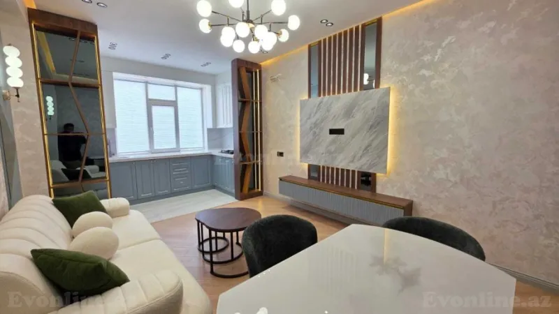 Satılır 2 otaqlı Mənzil Yeni tikili 55 m² Həzi Aslanov m. - şəkil 2