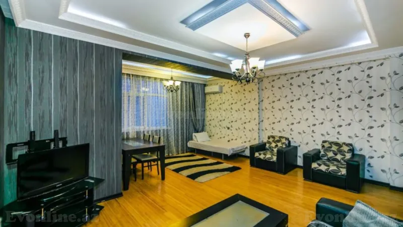 Kirayə verilir 3 otaqlı Mənzil Yeni tikili 120 m² Nəsimi m. - şəkil 2