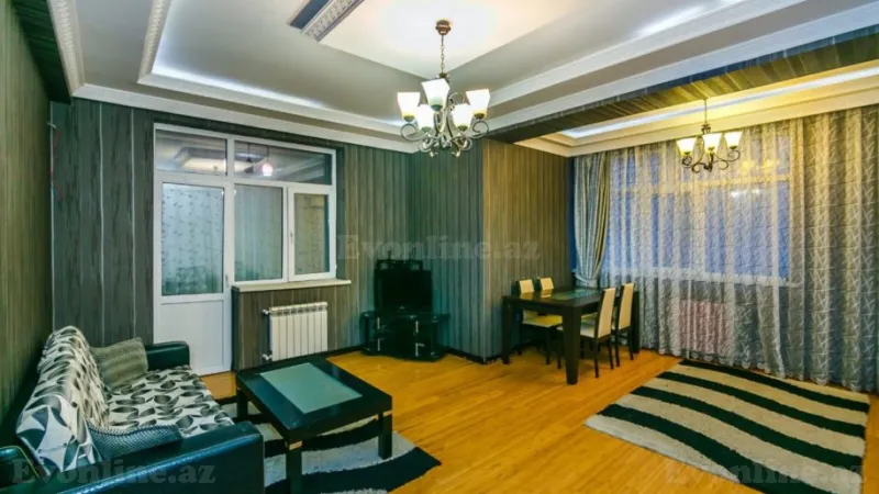 Kirayə verilir 3 otaqlı Mənzil Yeni tikili 120 m² Nəsimi m. - şəkil 15