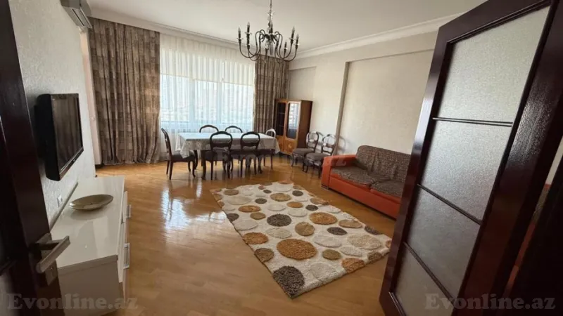 Kirayə verilir 3 otaqlı Mənzil Yeni tikili 120 m² Nəsimi r.