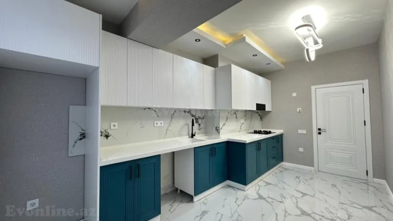 Satılır 2 otaqlı Mənzil Yeni tikili 80 m² Həzi Aslanov m. - şəkil 2