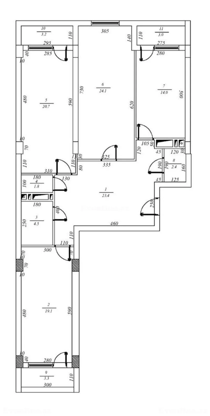 Satılır 3 otaqlı Mənzil Yeni tikili 126 m² Xətai r. - şəkil 5