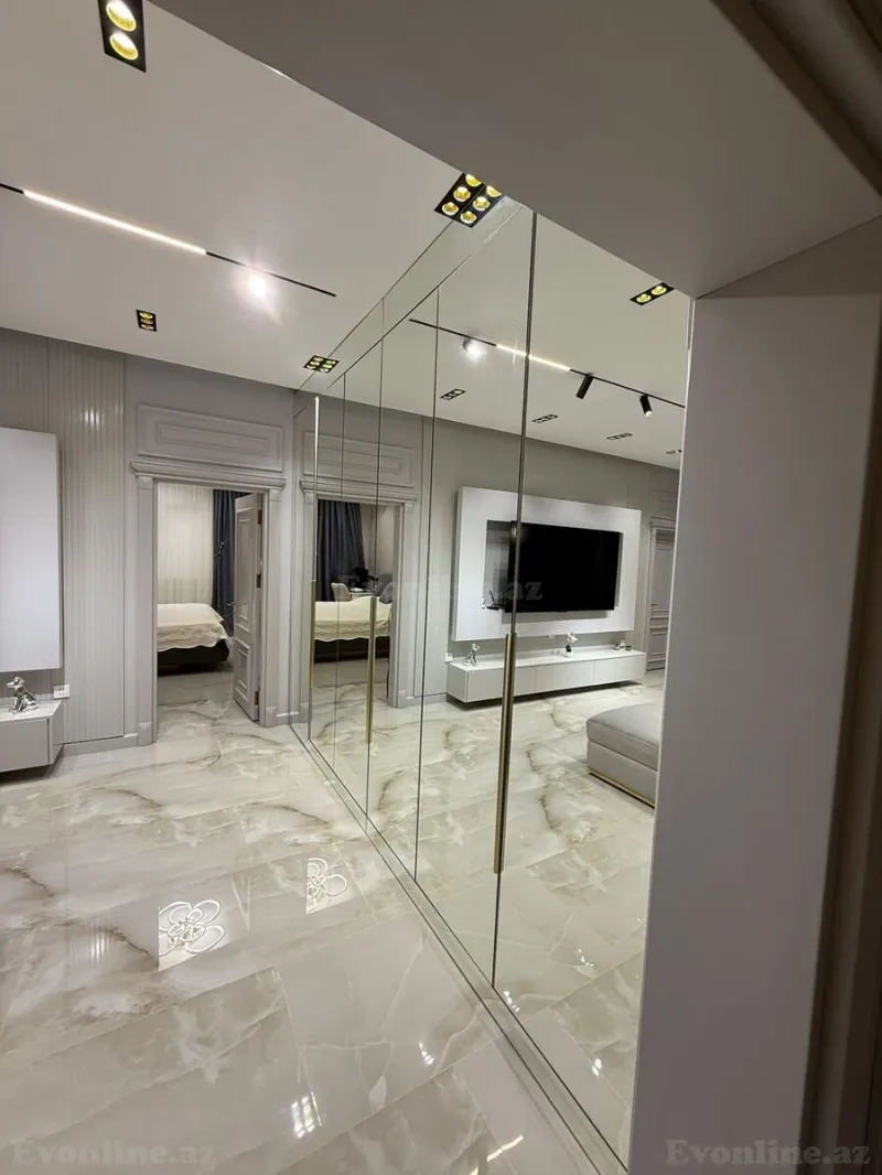 Kirayə verilir 4 otaqlı Mənzil Yeni tikili 160 m² Nəsimi r. - şəkil 3