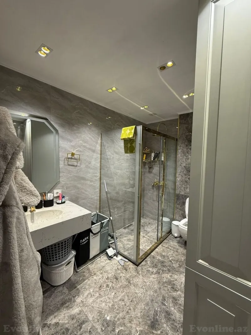 Kirayə verilir 4 otaqlı Mənzil Yeni tikili 160 m² Nəsimi r. - şəkil 9