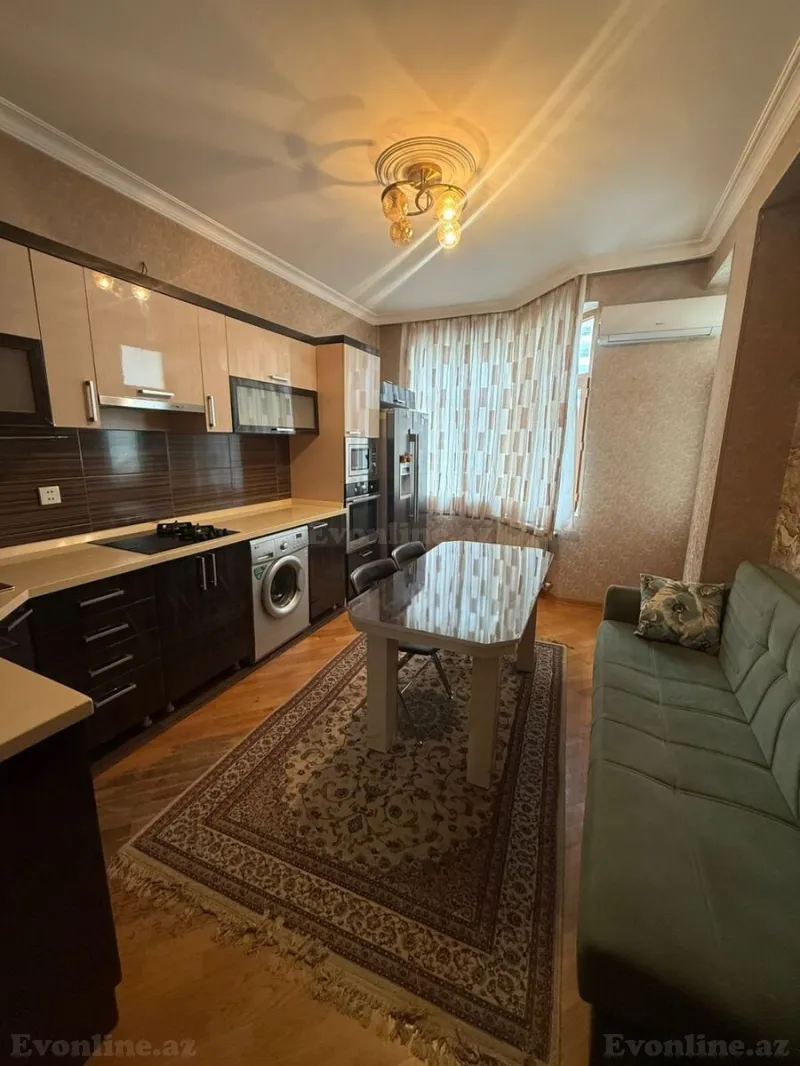 Satılır 4 otaqlı Mənzil Yeni tikili 121 m² Həzi Aslanov m. - şəkil 3