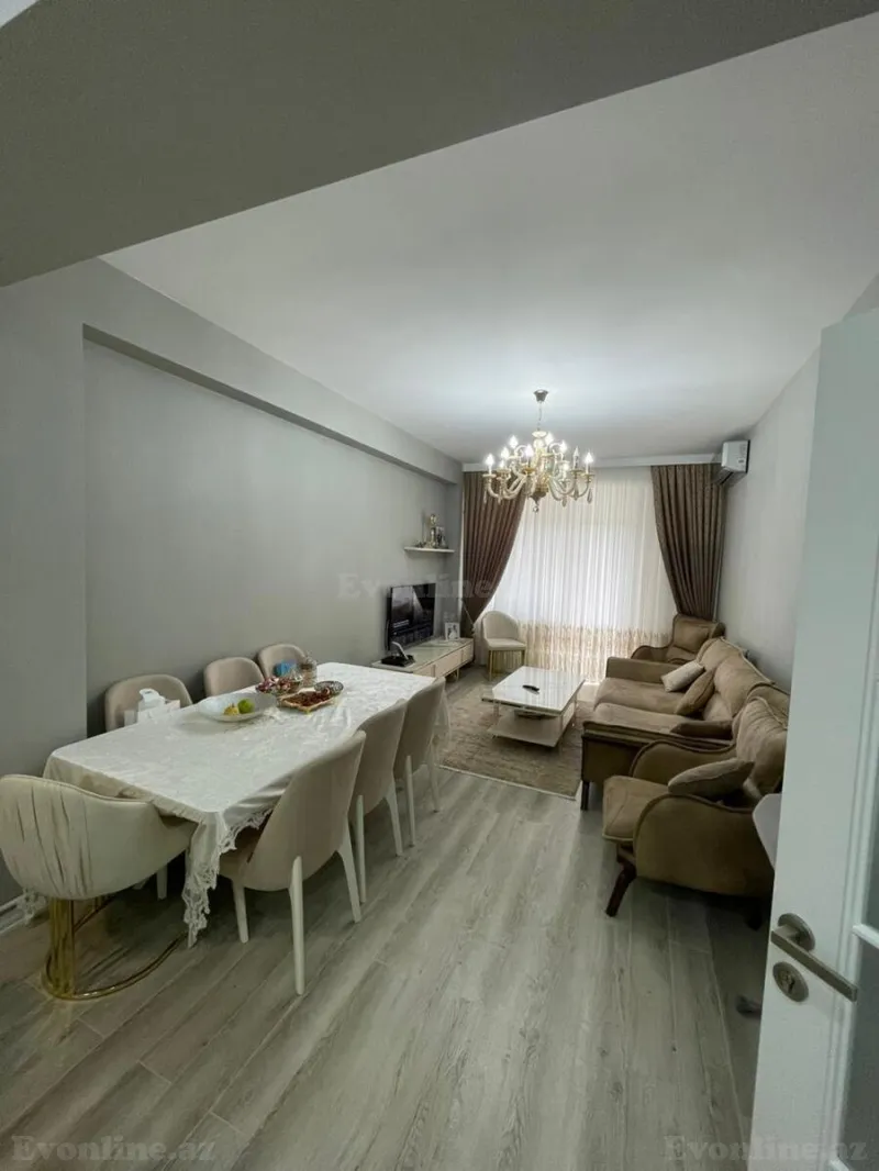 Satılır 2 otaqlı Mənzil Yeni tikili 78 m² Qara Qarayev m. - şəkil 2