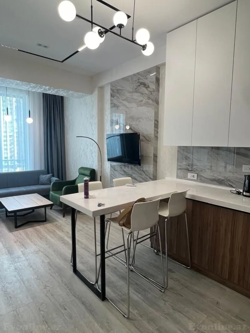 Kirayə verilir 2 otaqlı Mənzil Yeni tikili 50 m² Elmlər Akademiyası m. - şəkil 7