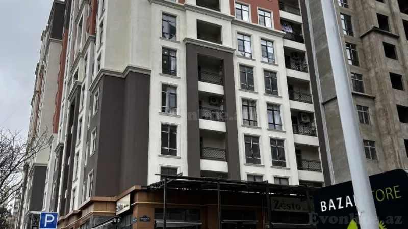 Satılır 3 otaqlı Mənzil Yeni tikili 92 m² Qara Qarayev m. - şəkil 2