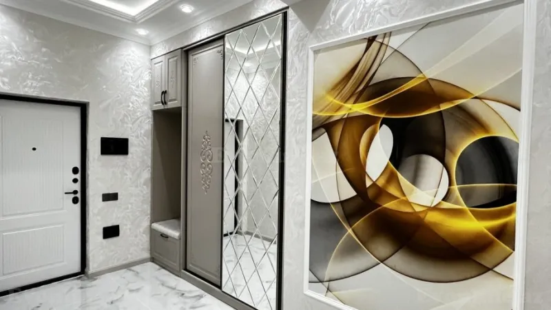 Satılır 3 otaqlı Mənzil Yeni tikili 92 m² Qara Qarayev m. - şəkil 3