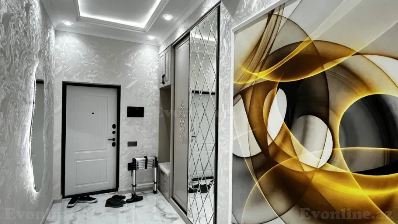 Satılır 3 otaqlı Mənzil Yeni tikili 92 m² Qara Qarayev m. - şəkil 8