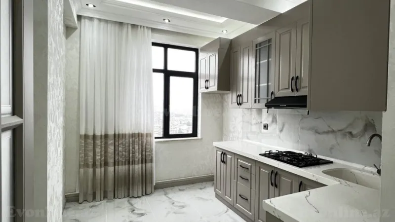 Satılır 3 otaqlı Mənzil Yeni tikili 92 m² Qara Qarayev m. - şəkil 10