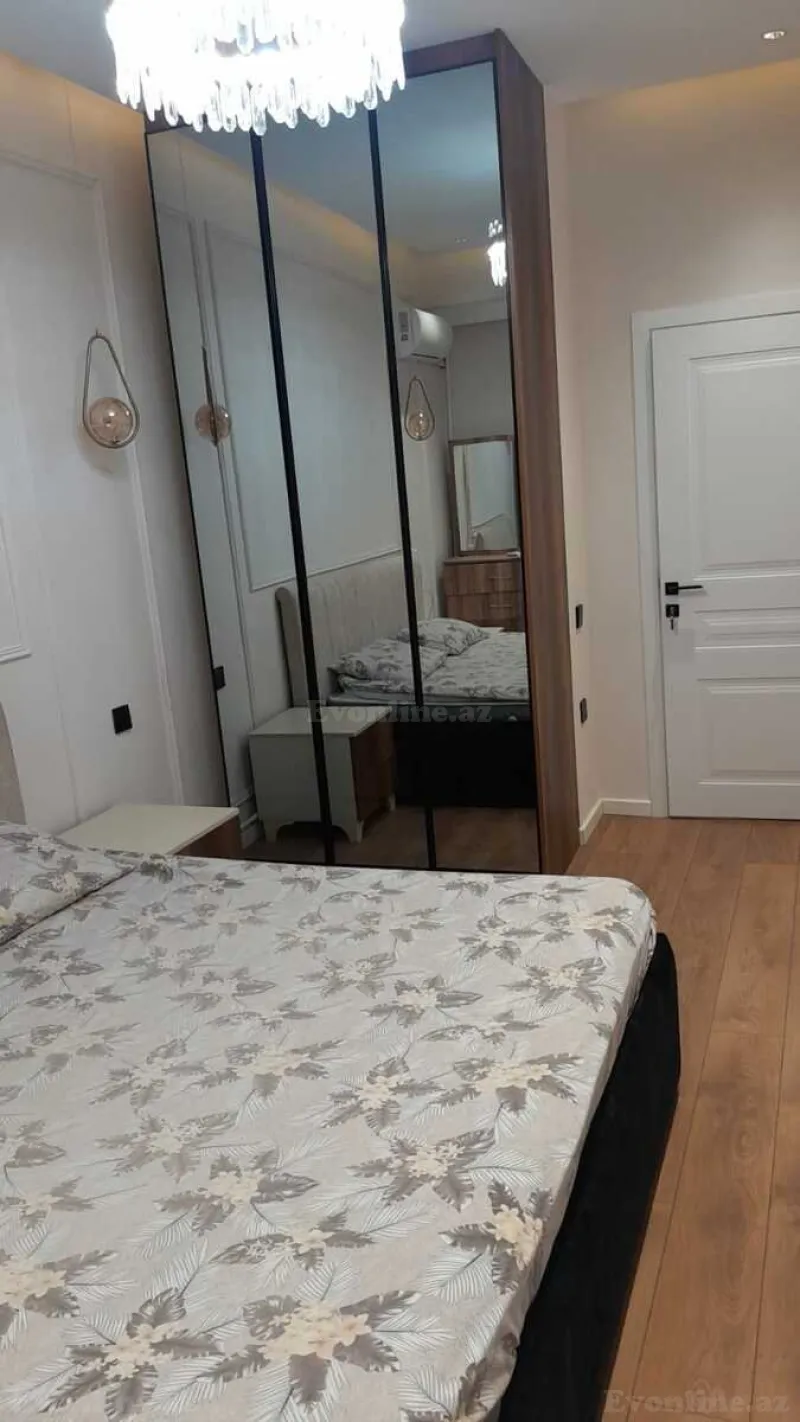 Kirayə verilir 2 otaqlı Mənzil Yeni tikili 70 m² Nəsimi r. - şəkil 3