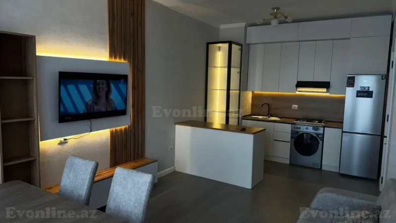 Kirayə verilir 2 otaqlı Mənzil Yeni tikili 50 m² Yasamal r. - şəkil 2