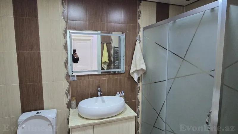 Satılır 3 otaqlı Mənzil Yeni tikili 122 m² Qara Qarayev m. - şəkil 13