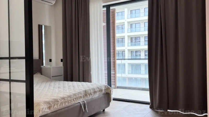 Kirayə verilir 1 otaqlı Mənzil Yeni tikili 60 m² Sabunçu r. - şəkil 2