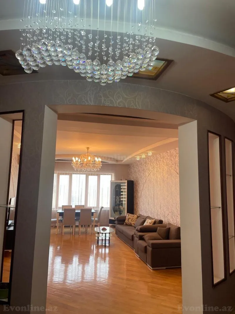 Kirayə verilir 3 otaqlı Mənzil Yeni tikili 182 m² Nizami m. - şəkil 2