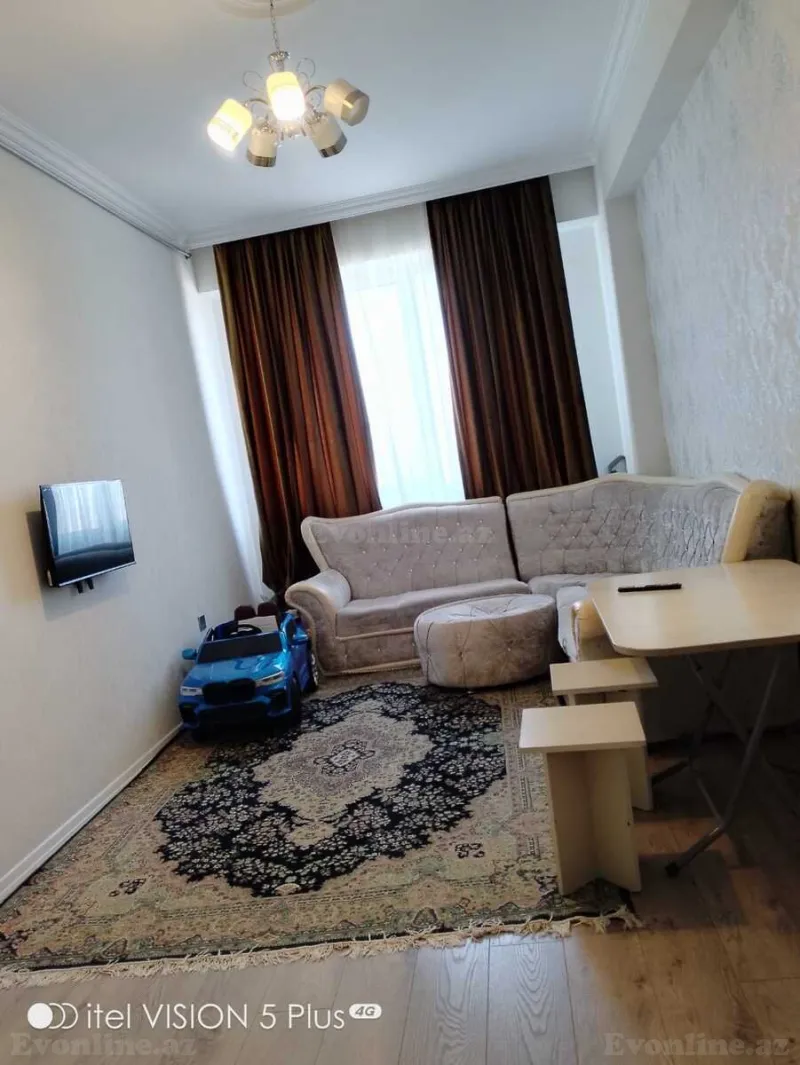 Kirayə verilir 2 otaqlı Mənzil Yeni tikili 50 m² Abşeron r. - şəkil 2