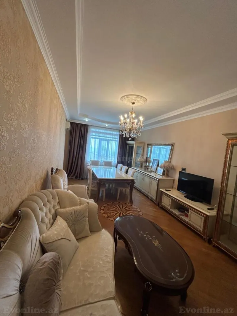 Satılır 3 otaqlı Mənzil Yeni tikili 127 m² Həzi Aslanov m. - şəkil 3