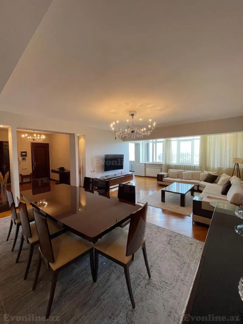 Kirayə verilir 3 otaqlı Mənzil Yeni tikili 165 m² Nizami m. - şəkil 6