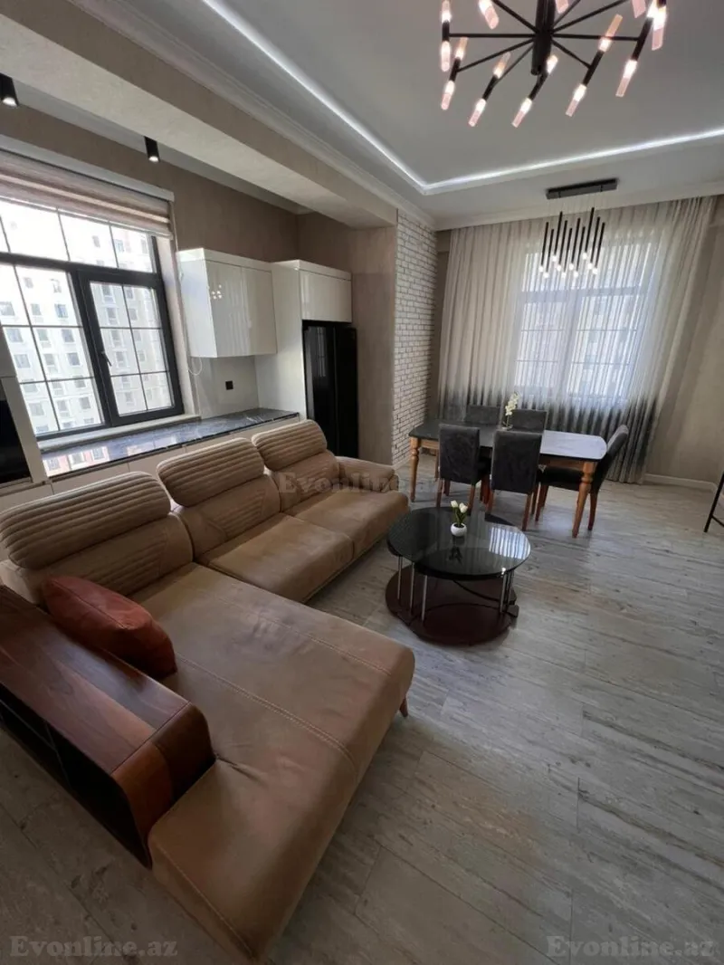 Satılır 3 otaqlı Mənzil Yeni tikili 95 m² Elmlər Akademiyası m. - şəkil 4