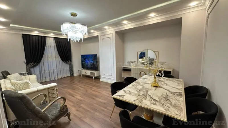 Satılır 3 otaqlı Mənzil Yeni tikili 150 m² Elmlər Akademiyası m. - şəkil 2