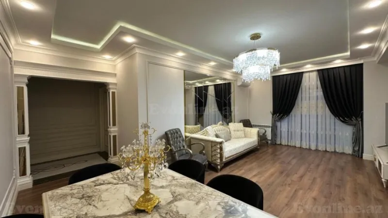 Satılır 3 otaqlı Mənzil Yeni tikili 150 m² Elmlər Akademiyası m. - şəkil 3