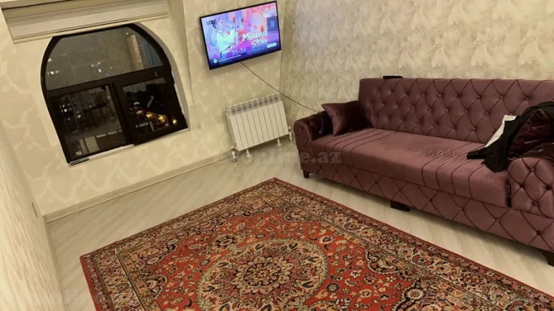 Kirayə verilir 2 otaqlı Mənzil Yeni tikili 65 m² Nərimanov r. - şəkil 3