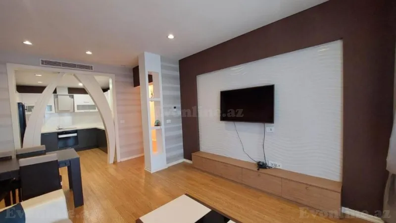 Kirayə verilir 2 otaqlı Mənzil Yeni tikili 90 m² Nəsimi r. - şəkil 2