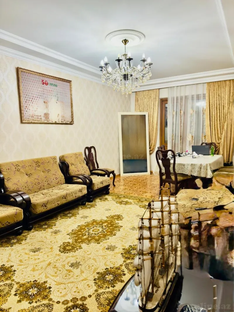 Satılır 4 otaqlı Mənzil Köhnə tikili 110 m² Nəsimi m. - şəkil 4