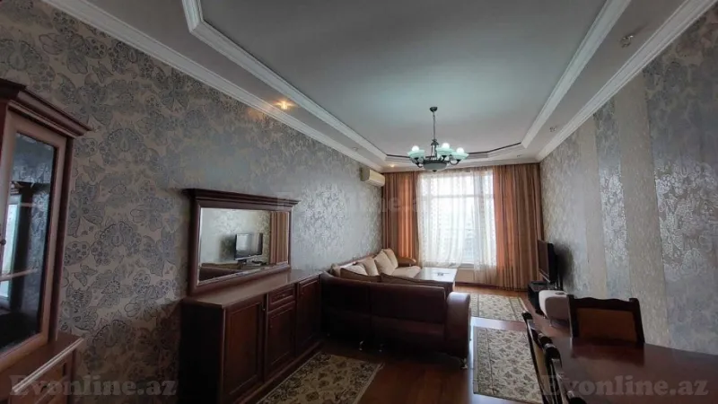 Kirayə verilir 3 otaqlı Mənzil Yeni tikili 100 m² Nəsimi r. - şəkil 5