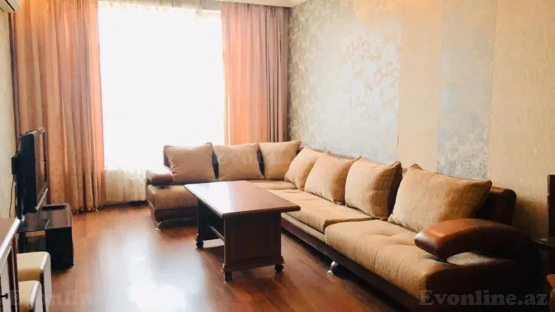 Kirayə verilir 3 otaqlı Mənzil Yeni tikili 100 m² Nəsimi r. - şəkil 6