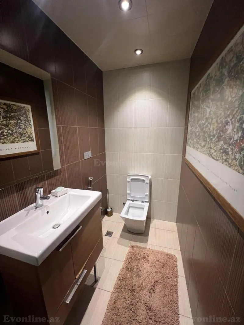 Kirayə verilir 3 otaqlı Mənzil Yeni tikili 101 m² Elmlər Akademiyası m. - şəkil 9