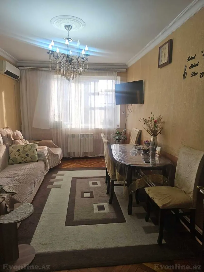 2 otaqlı Mənzil 55 m² 4-cü mikrorayon Satılır