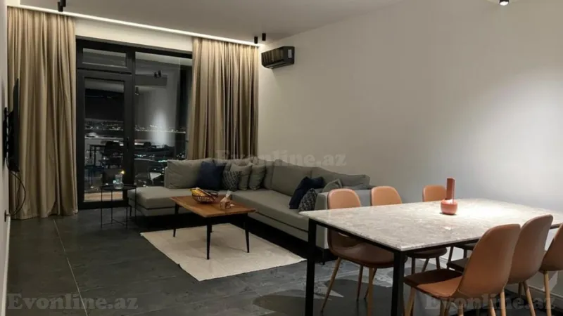 Satılır 3 otaqlı Mənzil Yeni tikili 87 m² Həzi Aslanov m. - şəkil 2