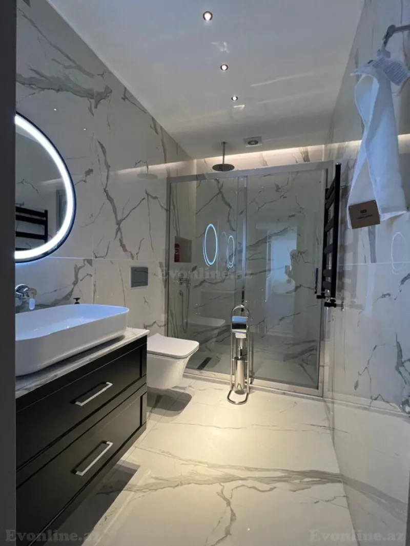 Satılır 3 otaqlı Mənzil Yeni tikili 87 m² Həzi Aslanov m. - şəkil 8