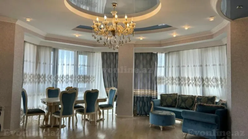 Kirayə verilir 4 otaqlı Mənzil Yeni tikili 180 m² Nizami m. - şəkil 18