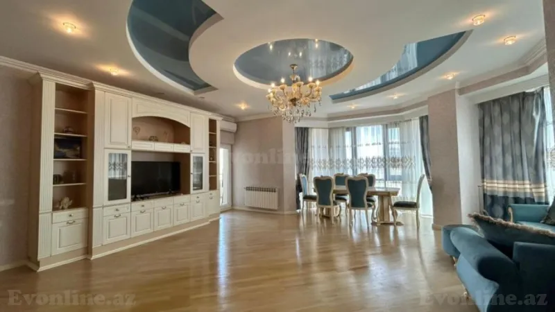 Kirayə verilir 4 otaqlı Mənzil Yeni tikili 180 m² Nizami m. - şəkil 20