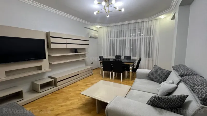 Kirayə verilir 2 otaqlı Mənzil Yeni tikili 100 m² Həzi Aslanov m. - şəkil 2